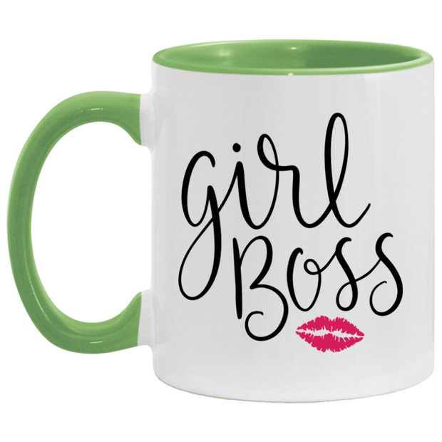 Girl Boss 11 oz. Accent Mug