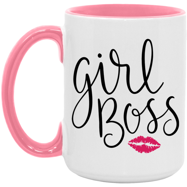 Girl Boss 15oz. Accent Mug