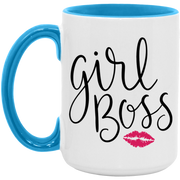 Girl Boss 15oz. Accent Mug