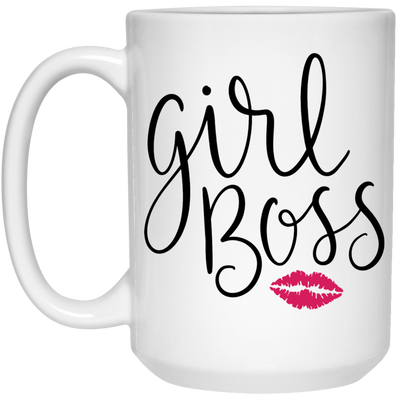 Girl Boss 15 oz. White Mug