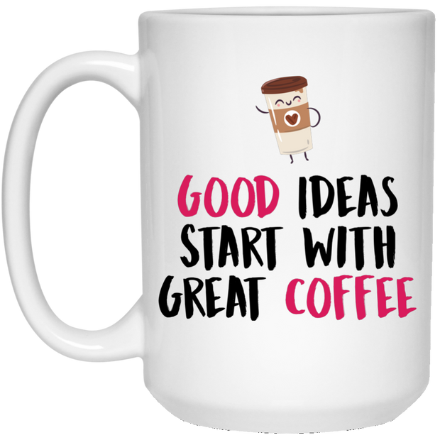 Good Ideas 15 oz. White Mug