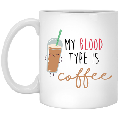 Blood Type 11 oz. White Mug
