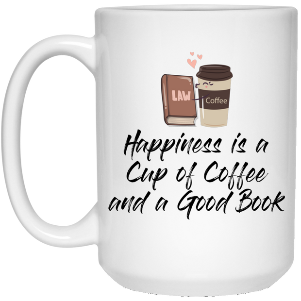 Happiness Is 15 oz. White Mug