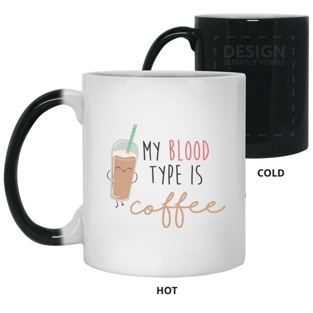 Blood Type 11 oz. Color Changing Mug