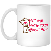Best Pot 11 oz. White Mug