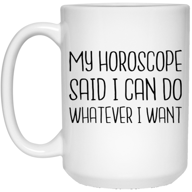 Horoscope 15 oz. White Mug